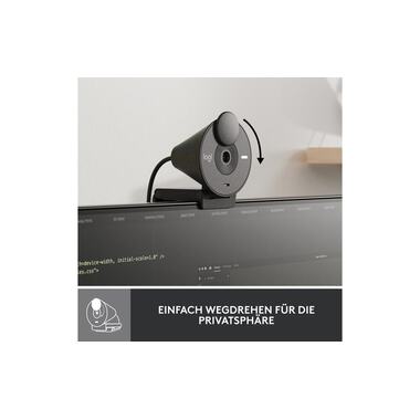 Logitech Webcam Brio 300 Grafite
