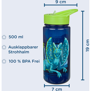 SCOOLI Trinkflasche Aero 500ml JUSU9913 Jurassic World