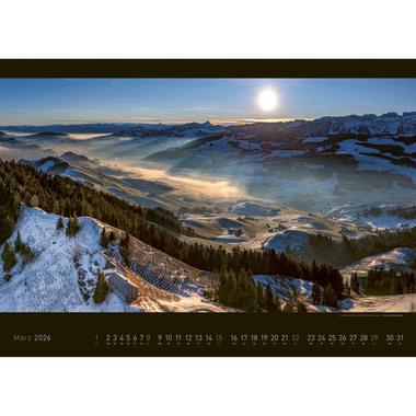 APPENZELLER Calendrier 2026 9783858829030 Appenzellerland AL 70x50cm