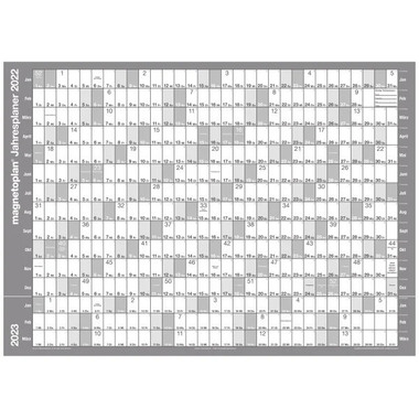 MAGNETOPLAN Datumslot 600mm 1246060 Acryl, für Planer