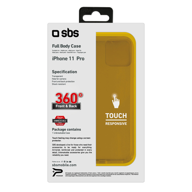 Transparentes Cover 360° für iPhone 11 Pro