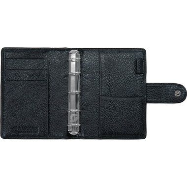 SUCCES Agenda Mini racc.anelli Cadiz 84136502U cuoio nero 9.5x12.5cm