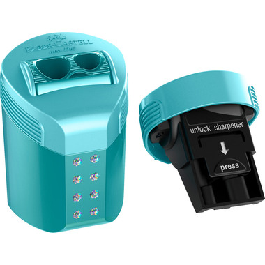 FABER-CASTELL doppio temperino 183990 RollOn Sparkle smistato