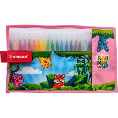 STABILO Fasermaler Power Animal 2mm CH280/18-09 pink 18 Stück