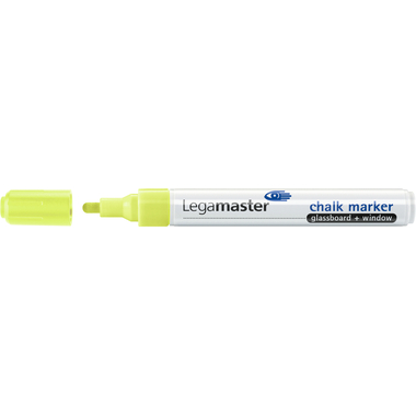 LEGAMASTER Glassboard Marker 7-118105 4 Stück, gelb