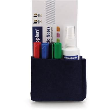 MAGNETOPLAN Portapenne magnetoTray M 1227714 blu, feltro riciclato