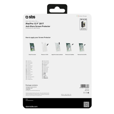 SBS PVC protective film for iPad Pro 12.9" 2017