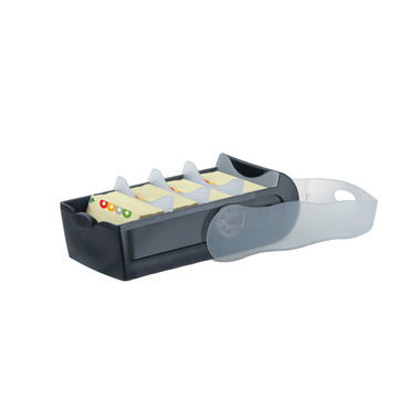 HAN Karteibox Croco A8 998-633 schwarz 9.7x6.7x19.1cm