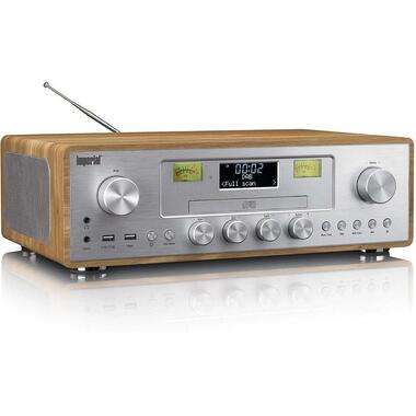 Imperial DAB+ Radio DABMAN 280CDWDSI Silver/Brown