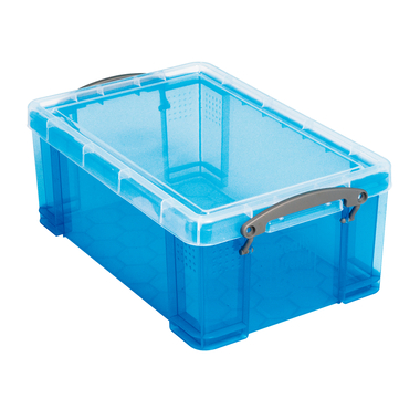 USEFULBOX Kunststoffbox 9l 68502706 transparent blau