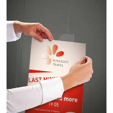 SIGEL Plakattasche A4 TA240 transparent