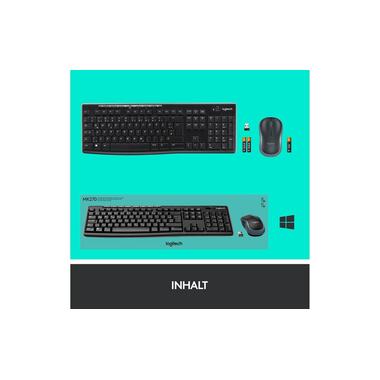 Set tastiera e mouse Logitech MK270 layout US