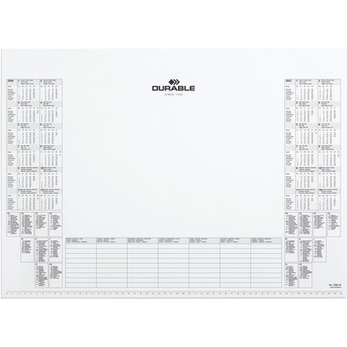DURABLE Schreibunterlage 57x41cm 729202 Kalenderblock, 2026-2027