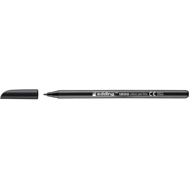 EDDING Stilos fibre 1200 0.5-1mm 1200-1 noir