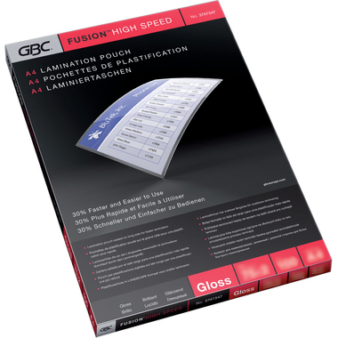 GBC Pochettes à plastifier A4 IB049033 brillant, 80my 100 pcs.