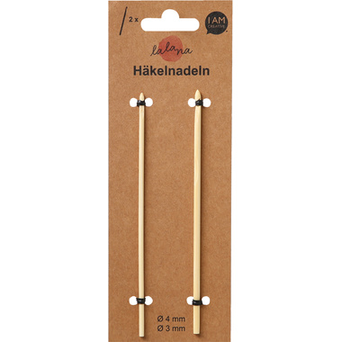 I AM CREATIVE Häkelnadel Set 6201.13 4 & 3 mm 2 Stück