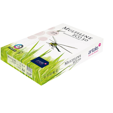MULTILINE ECO 50 Universal Paper A4 283542 80g, bianco 2500 fogli