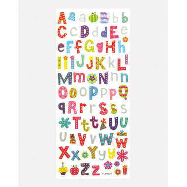 FOLIA Glitzer-Sticker 1410 Sweet Decor 5 Blatt/274 Stück