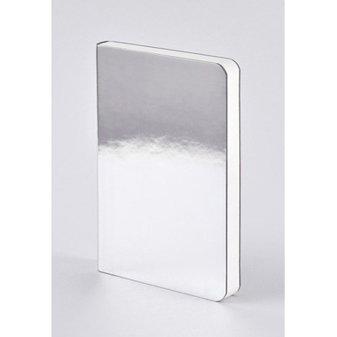 NUUNA Notizbuch Shiny Starlet A6 53962 Silver,Punkte,176 S.