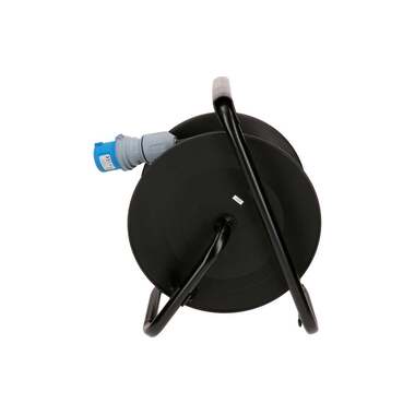 Max Hauri cable reel 30 m, 1x T23, 1x CEE16/3, 1x Schuko, Black