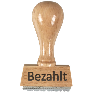 NEUTRAL Lagerstempel Bezahlt GS118751 Gummi