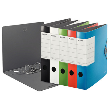 LEITZ Raccoglitore Solid 180° 5.2cm 1113-0095 nero A4