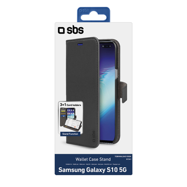 Buchhülle mit Standfunktion für Samsung Galaxy S10 5G