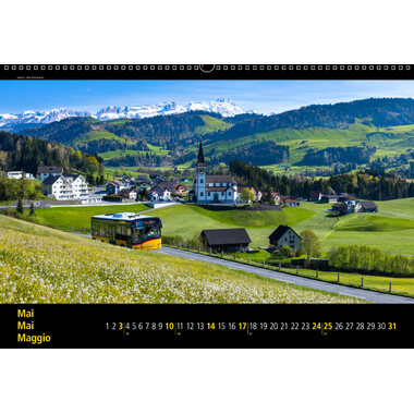PostAuto-Kalender 2026 von Calendaria