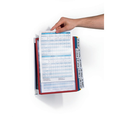 DURABLE Sichttafelsystem VARIO Table10 556700 assortiert mit 10 Sichttafeln