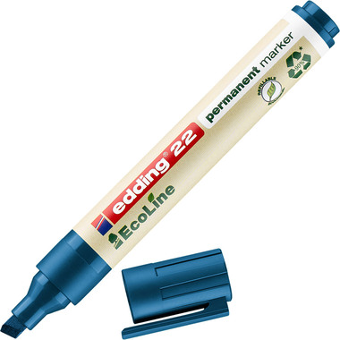 EDDING Permanent Marker 22 1.0-5.0mm 22-3 blau