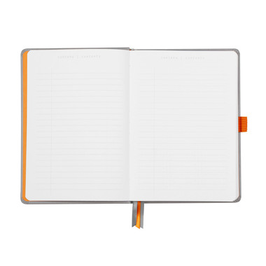 RHODIA Goalbook Carnet A5 118570C Hardcover argenté 240 f.