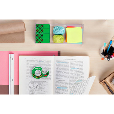 SCOTCH Magic Tape 19mmx25m 8-1925D trasparente, su dispenser