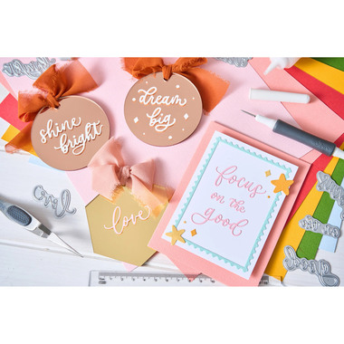 SIZZIX Stanzformen 666969 Fun Borders 9 Stück