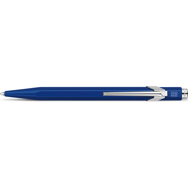 CARAN D'ACHE Stylo à bille 849 Metall 849.160 bleu, refill., écriture bleu