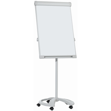 FRANKEN Flipchart Deluxe 67x95cm FC81 Mobil, hellgrau