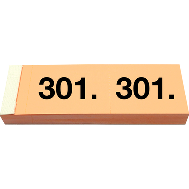 SIMPLEX Garderobenblock 301-400 13094 orange 100 Blatt