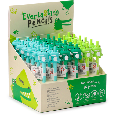 ROOST Bleistift Krokodil STA347 3 assortiert