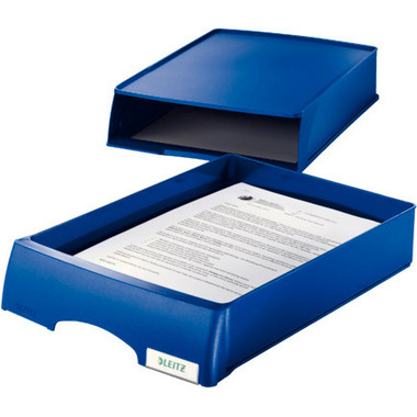 LEITZ Briefkorb-Schublade Plus A4 52100035 blau