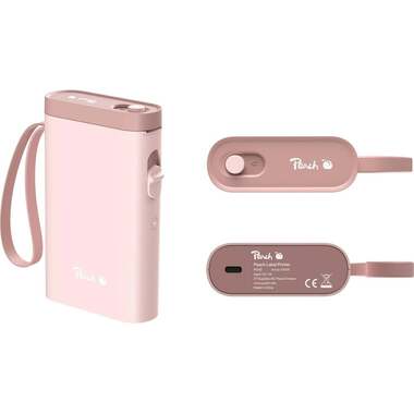 Peach Label Printer LabelPrinter PE110 Pink
