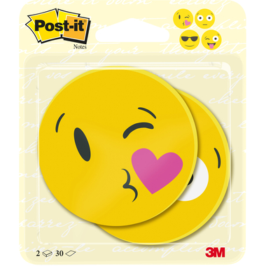 POST-IT Notes Visage 70x70mm BC-2030-EMO-EU jaune 2x30 feuilles
