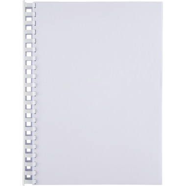 GBC Plastikbindrücken 22mm A4 4028612 weiss, 21 Ringe 100 Stück