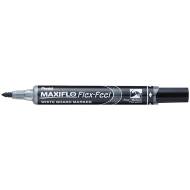 PENTEL Whiteboard Marker Maxiflo MWL5SBF-4 FlexFeel, 4 Stück