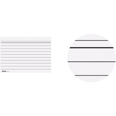 BIELLA Cartes-fiches ligné 30 A7 23073000U blanc 100 pcs.