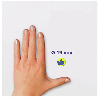 AVERY ZWECKFORM Marqueurs 19mm 3861 jaune 250 pcs.