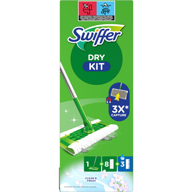 SWIFFER Staubmagnet Starterset 972087 8Trockentücher+ 3 Wischtücher