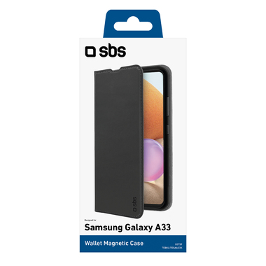 Bookcase mit Kartenfächern für das Samsung Galaxy A33