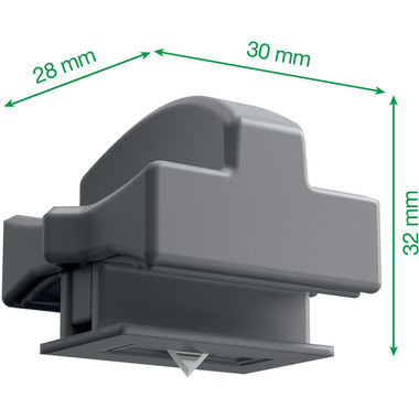 LEITZ Lame di ricambio 9029-00-00 taglio dritto 4 pezzi
