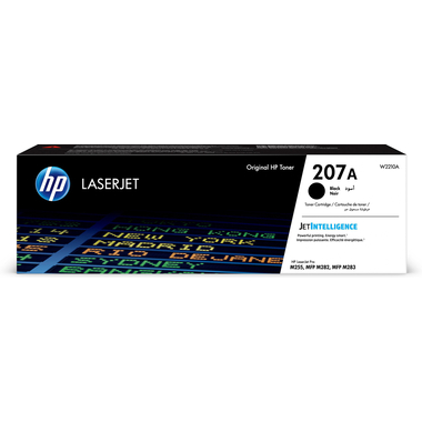 HP Cartouche toner 207A noir W2210A CLJ Pro M255/282/283 1350 p.
