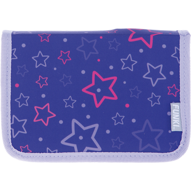 FUNKI Etui Purple Stars 6012.008 violet 23x14x4cm