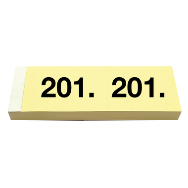 SIMPLEX Garderobenblock 201-300 13085 gelb 100 Blatt